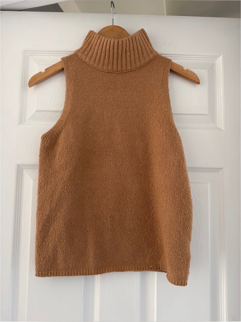 Express Womens Sleeveless Turtleneck Tank Top